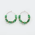 Beaded double earrings