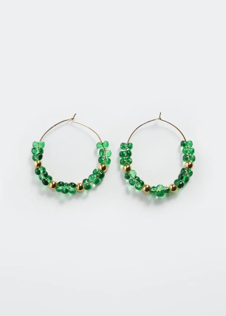 Beaded double earrings