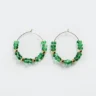 Beaded double earrings